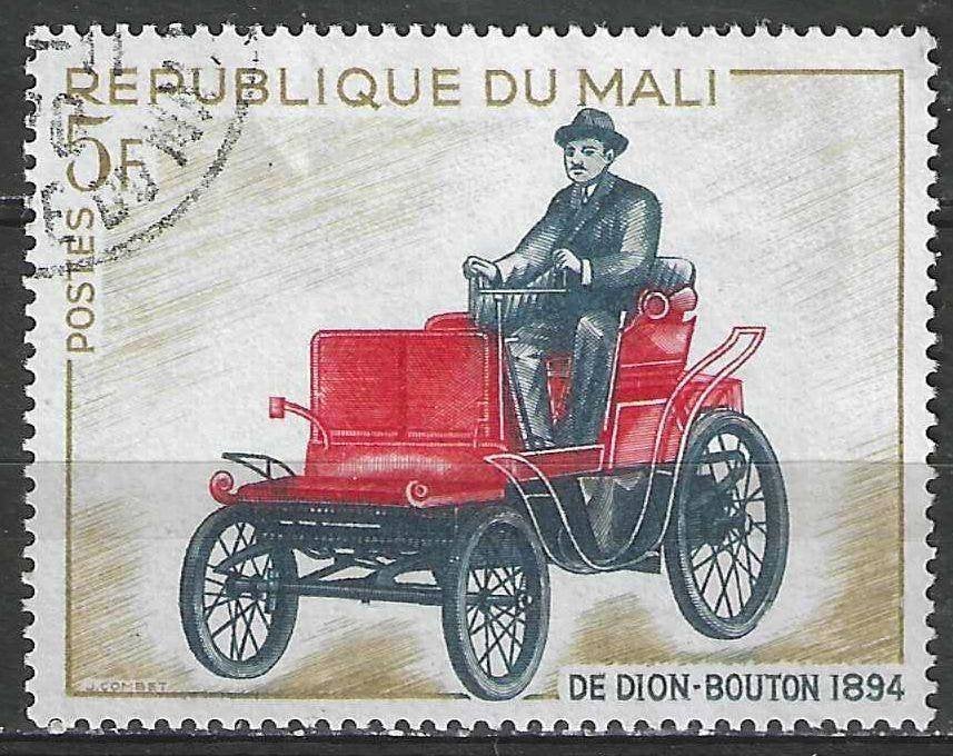 Mali 1968 - Yvert 112 - Fietsen en auto's (ST), Verzenden, Overige landen, Gestempeld