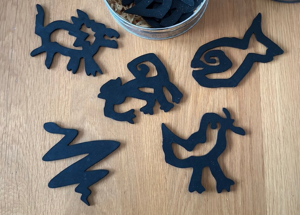 Teun Kees Design onderzetters, Antislip, Glasonderzetter, Ophalen of Verzenden, Zo goed als nieuw