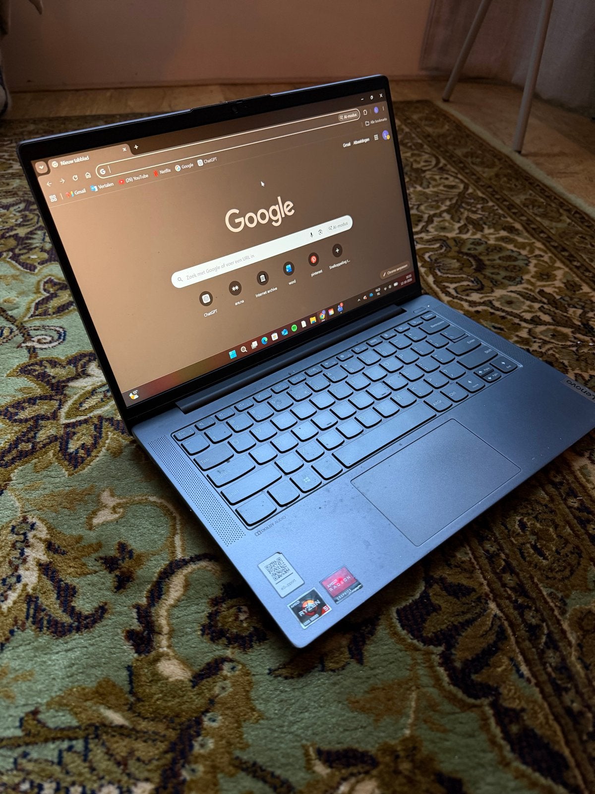 Lenovo IdeaPad 5 16gb 512gb, Gebruikt, Qwerty, 14 inch, Ophalen of Verzenden