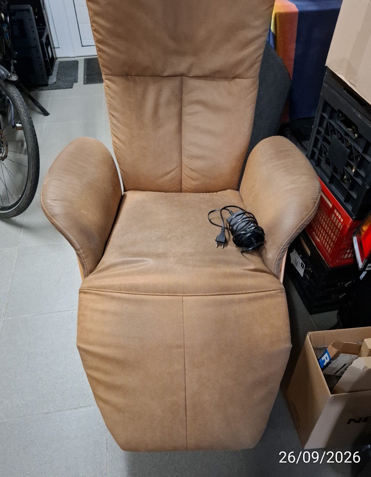 Relax stoel met sta op functie, Ophalen, Gebruikt, Eenpersoons, Minder dan 150 cm