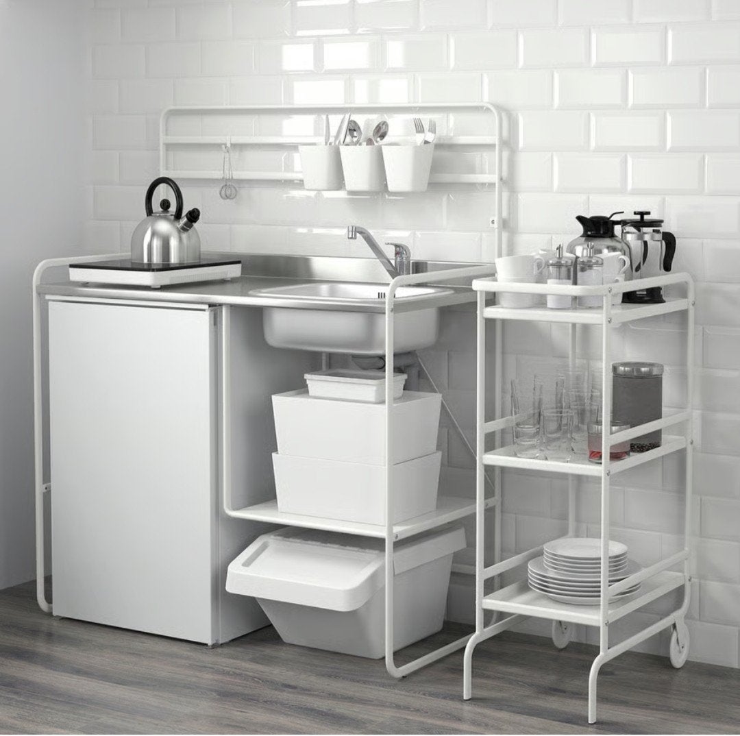 IKEA SUNNERSTA Mini Keuken/kitchenette, Ophalen, Wit