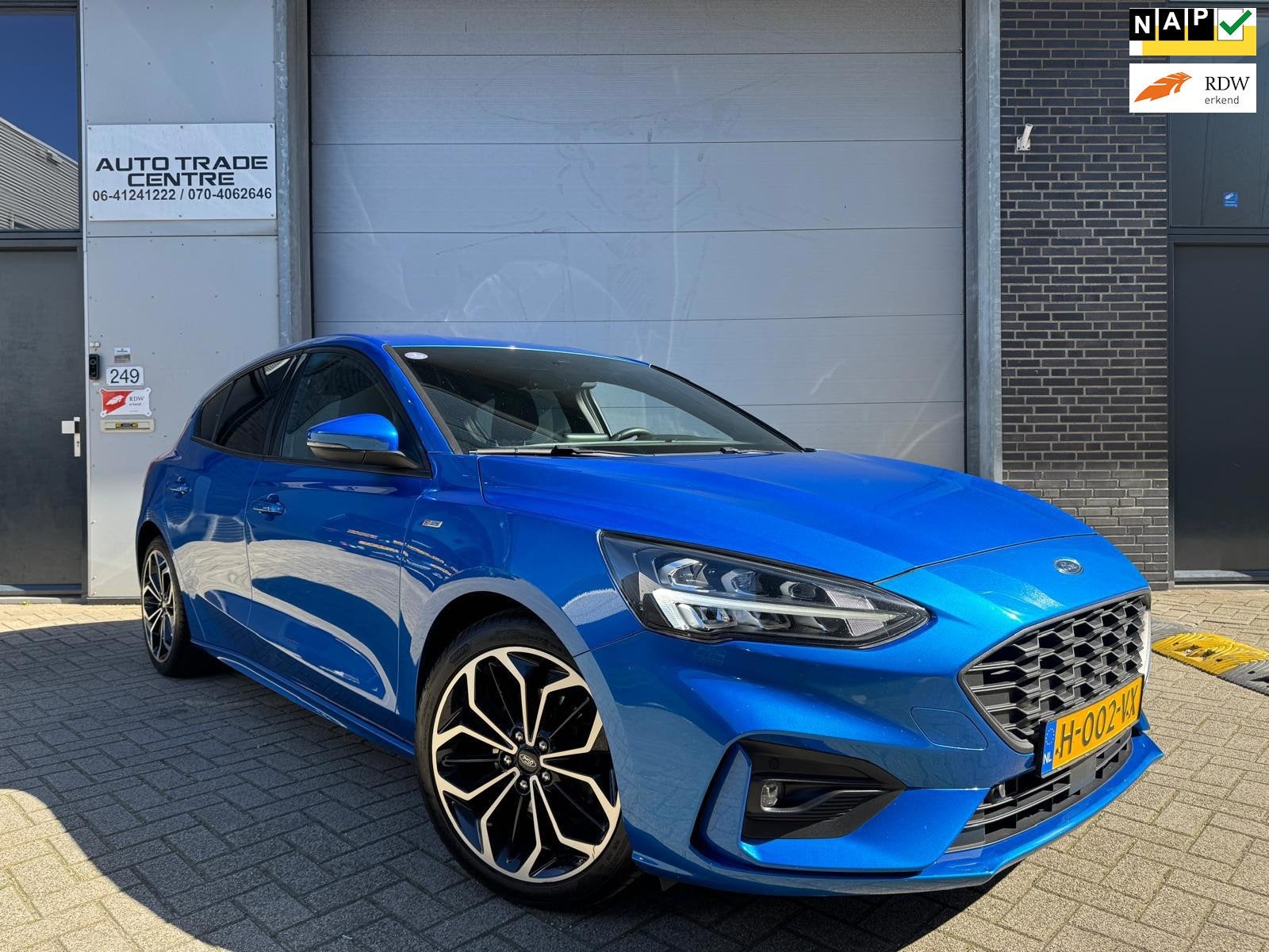 Ford Focus 1.0 EcoBoost ST Line Business [ Dealer OH | Keyle, Auto's, Ford, Gebruikt, Blauw, 23 km/l, Origineel Nederlands