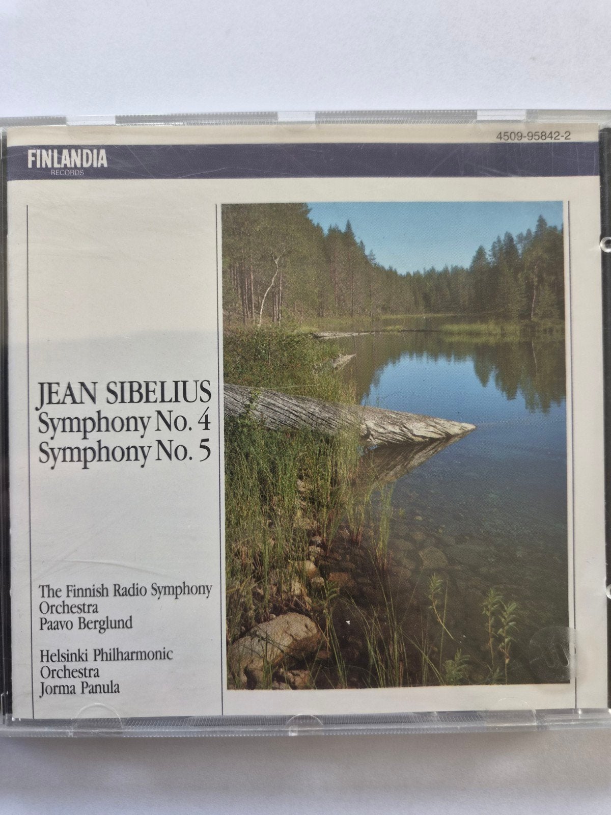 Jean Sibelius: Symfonieën 4 & 5 - Finlandia Records CD, Symfonie, Modernisme tot heden, Ophalen of Verzenden, Zo goed als nieuw