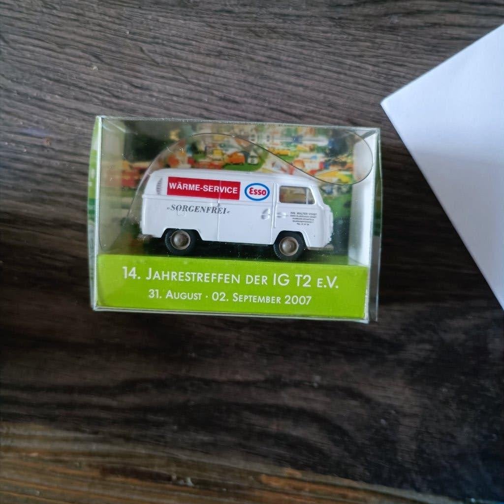 WIKING VW T2a Kastenwagen ESSO Jahrestreffen IG T2 2007, Ophalen of Verzenden, Nieuw, Auto, Wiking