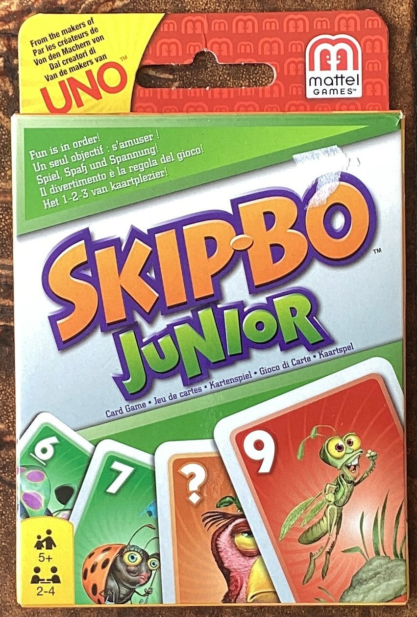 Skipbo junior, Hobby en Vrije tijd, Gezelschapsspellen | Kaartspellen, Ophalen of Verzenden, Zo goed als nieuw