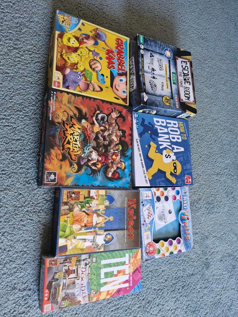 Stape bordspellen: Martial Art, Ten, Smart game, Kaiser etc., Ophalen of Verzenden