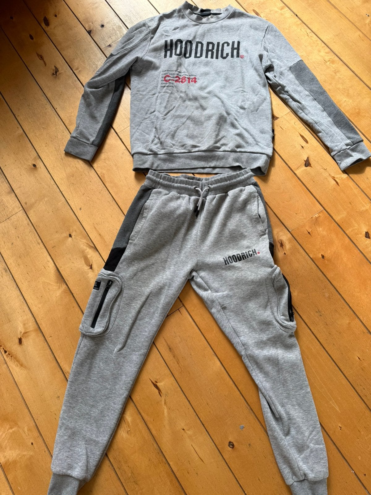 Hoodrich trainingspak orgineel, Kleding | Heren, Sportkleding, Ophalen of Verzenden, Zo goed als nieuw, Zwart, Voetbal
