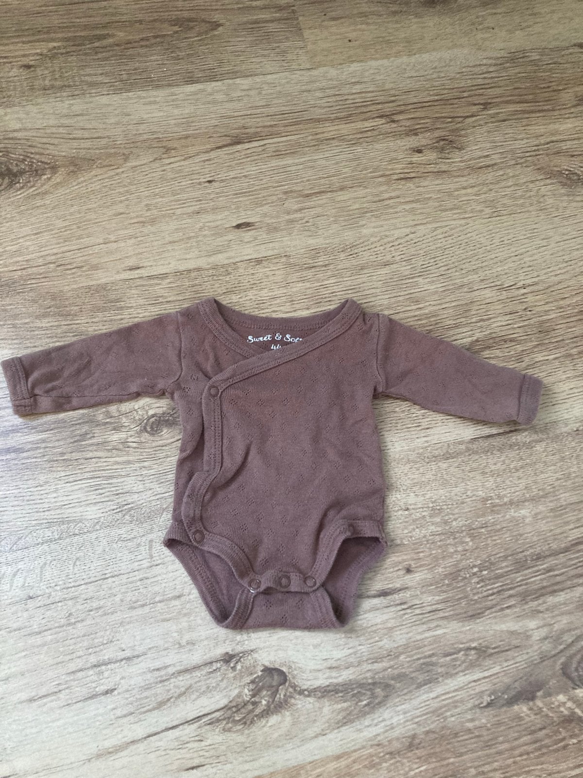 Sweet & Soft overslagromper maat 44, Kinderen en Baby's, Babykleding | Prematuur, Ophalen, Zo goed als nieuw, Jongetje of Meisje