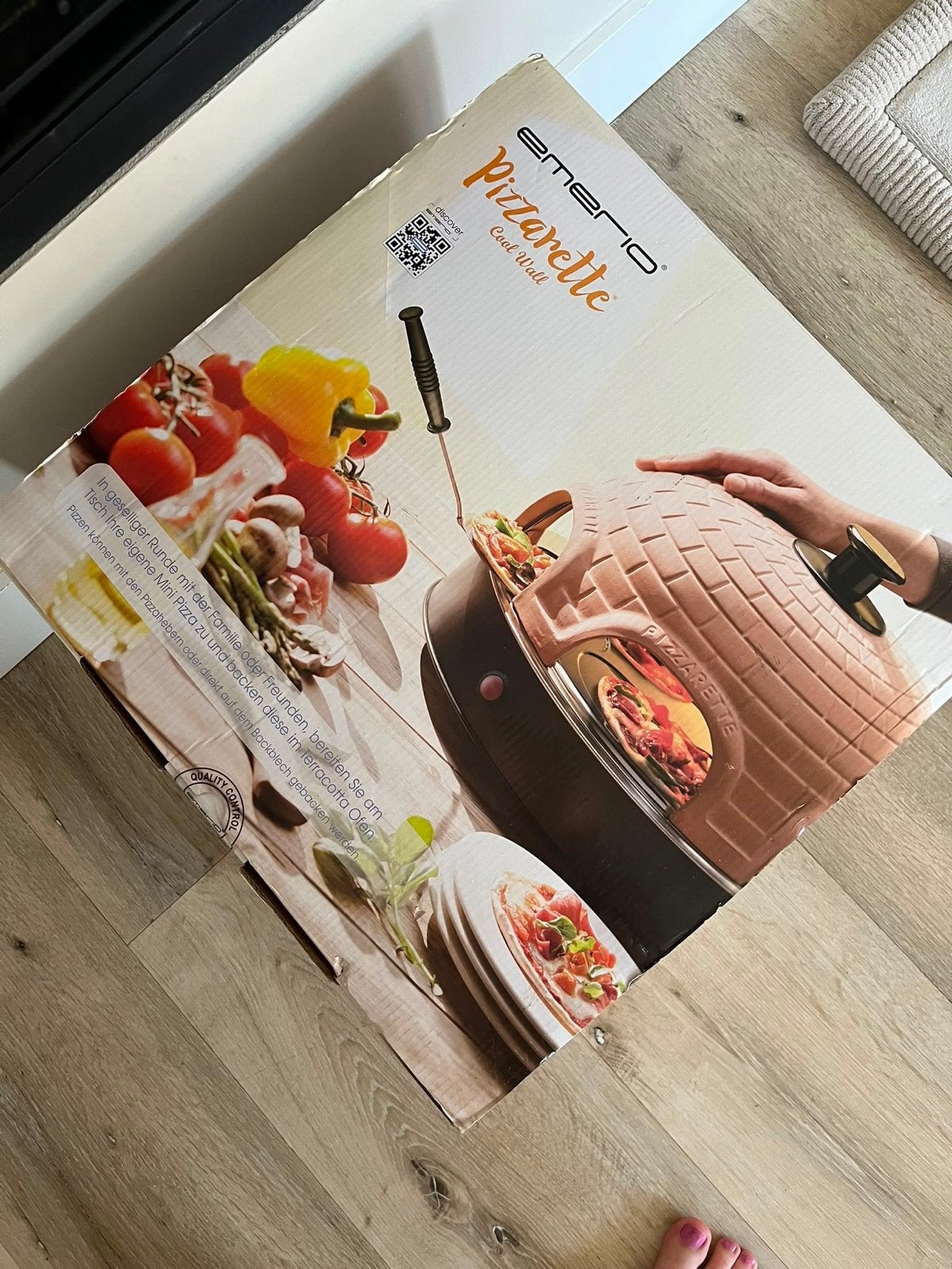 Emerio Pizzarette Cool Wall - Nieuw in doos, Ophalen, Minder dan 45 cm, Overige merken, Pizzaoven