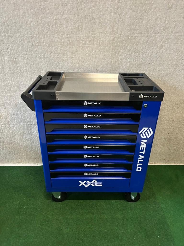 Nieuwe Metallo 8 lades,8 gevulde gereedschapwagen, Ophalen, Metallo, Nieuw, Metallo