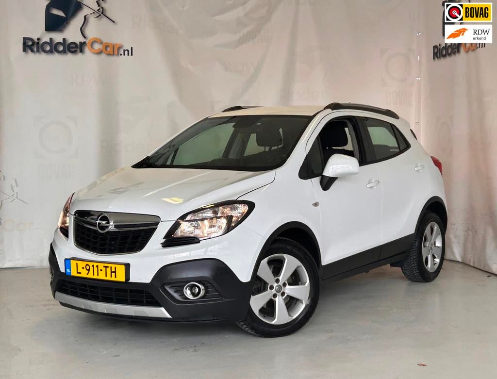 Opel Mokka 1.4 T Cosmo|AUTOMAAT|CRUISE|STOELVERW|AIRCO|ELEK, 15 km/l, Gebruikt, Euro 6, Wit