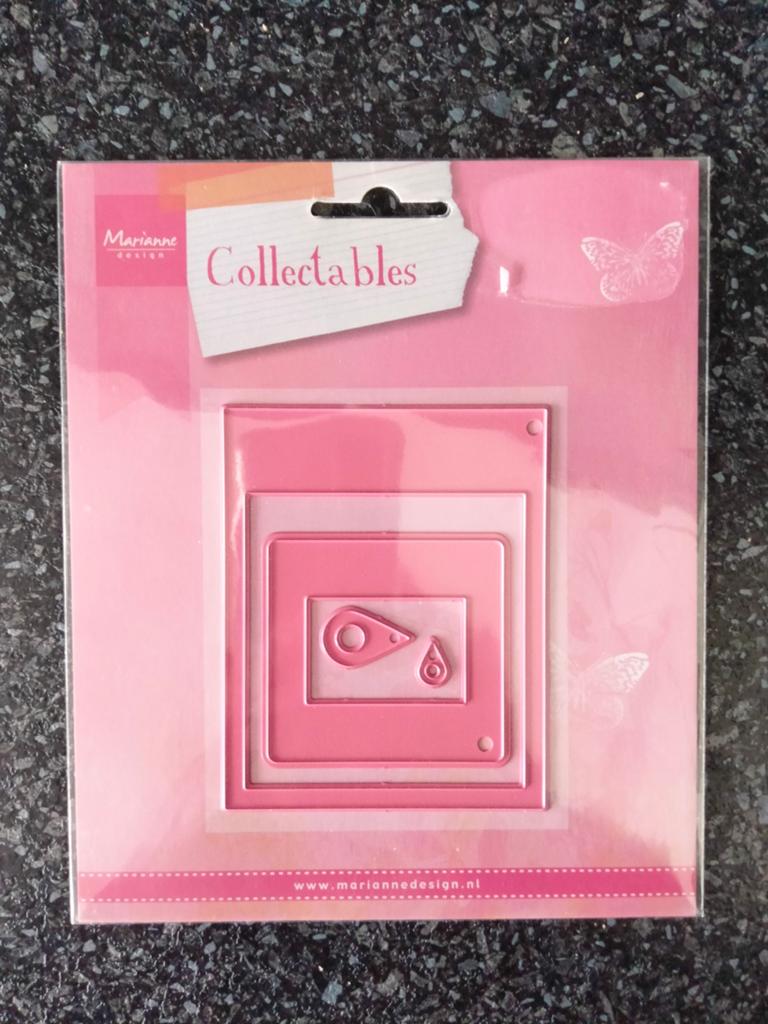 Snijmal photo frames Marianne Design col1388 (4-delig) nieuw, Hobby en Vrije tijd, Kaarten | Zelf maken, Ophalen of Verzenden