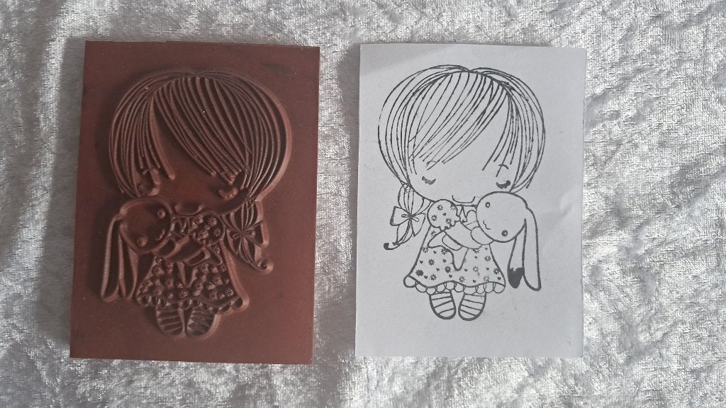 zgan Stempel Snuggle, the Greeting Farm, rubber op EZ mount, Ophalen of Verzenden, Nieuw, EZ-mounted stempel