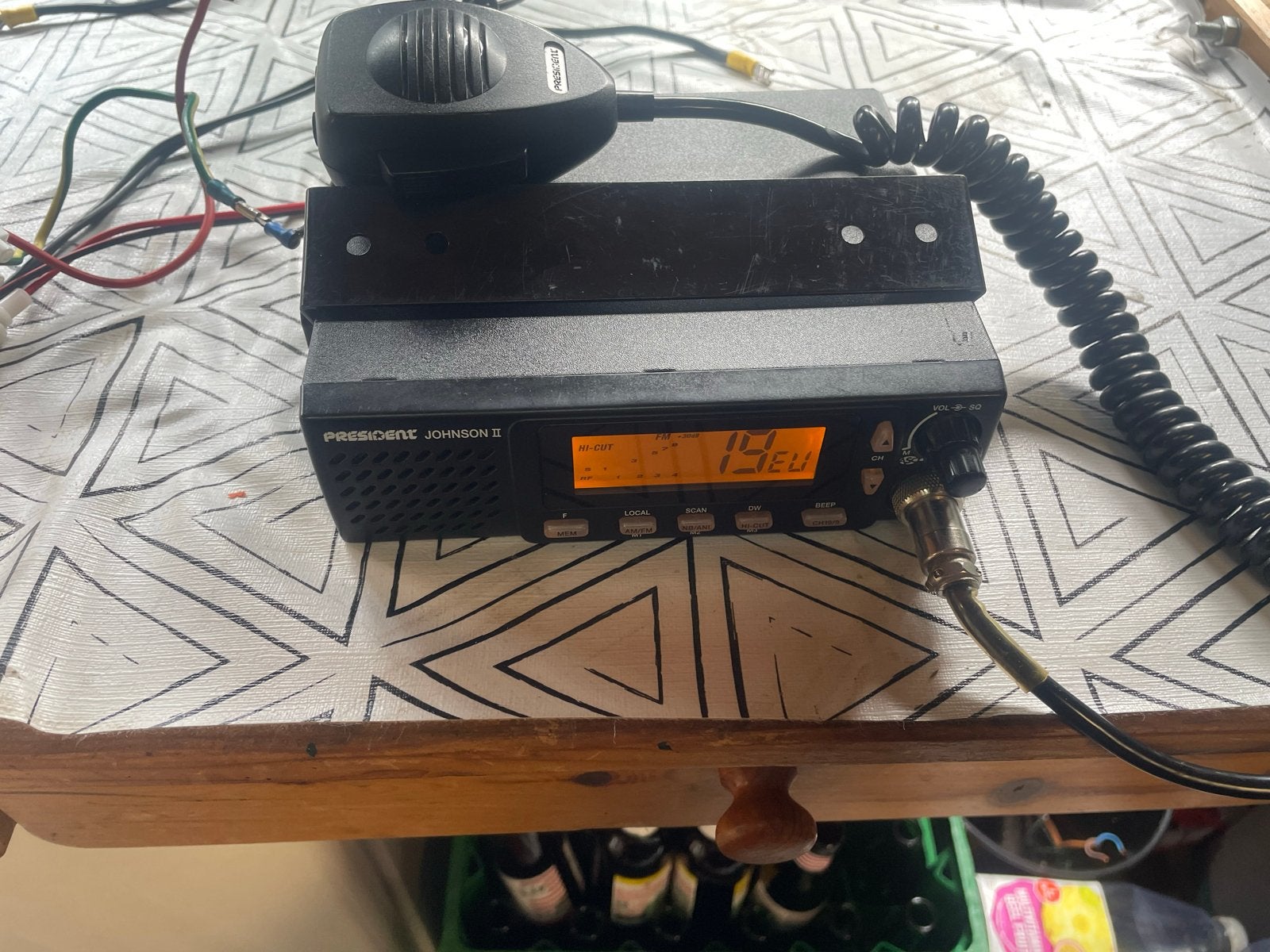 President Johnson II CB Radio met microfoon hier ophalen, Telecommunicatie, Ophalen, Gebruikt, 15 km of meer, Portofoon of Walkie-talkie