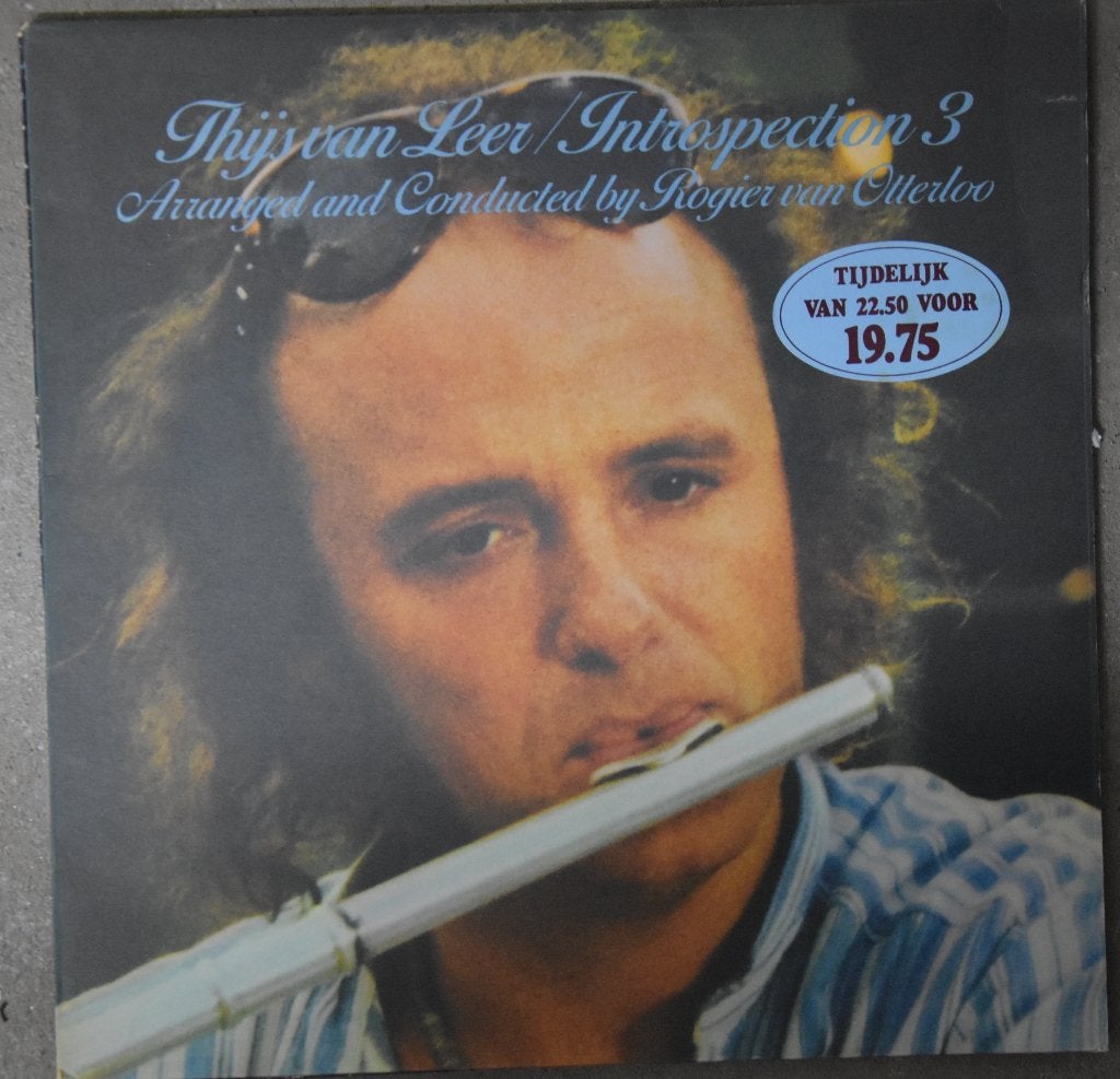 Thijs van leer introspection 3 elpee lp 12"dwarsfluit orkest, 1960 tot 1980, Ophalen of Verzenden, Zo goed als nieuw, 12 inch