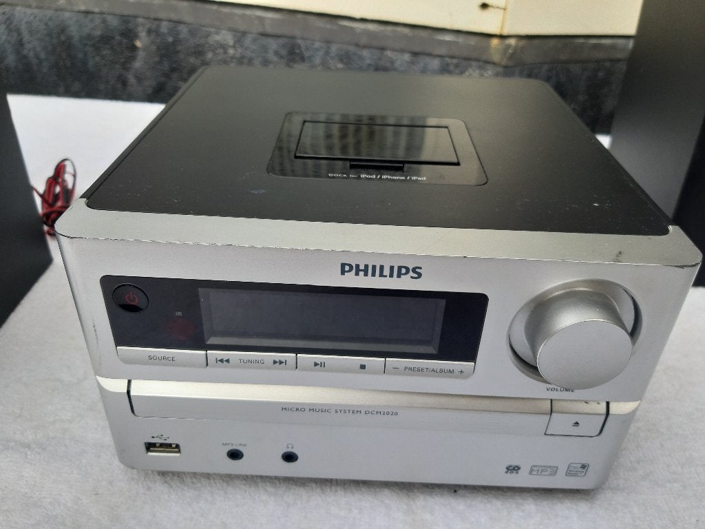 Philips Micromuzieksysteem DCM2020/12, cd, tuner etc, Ophalen, Philips, Gebruikt, Microset