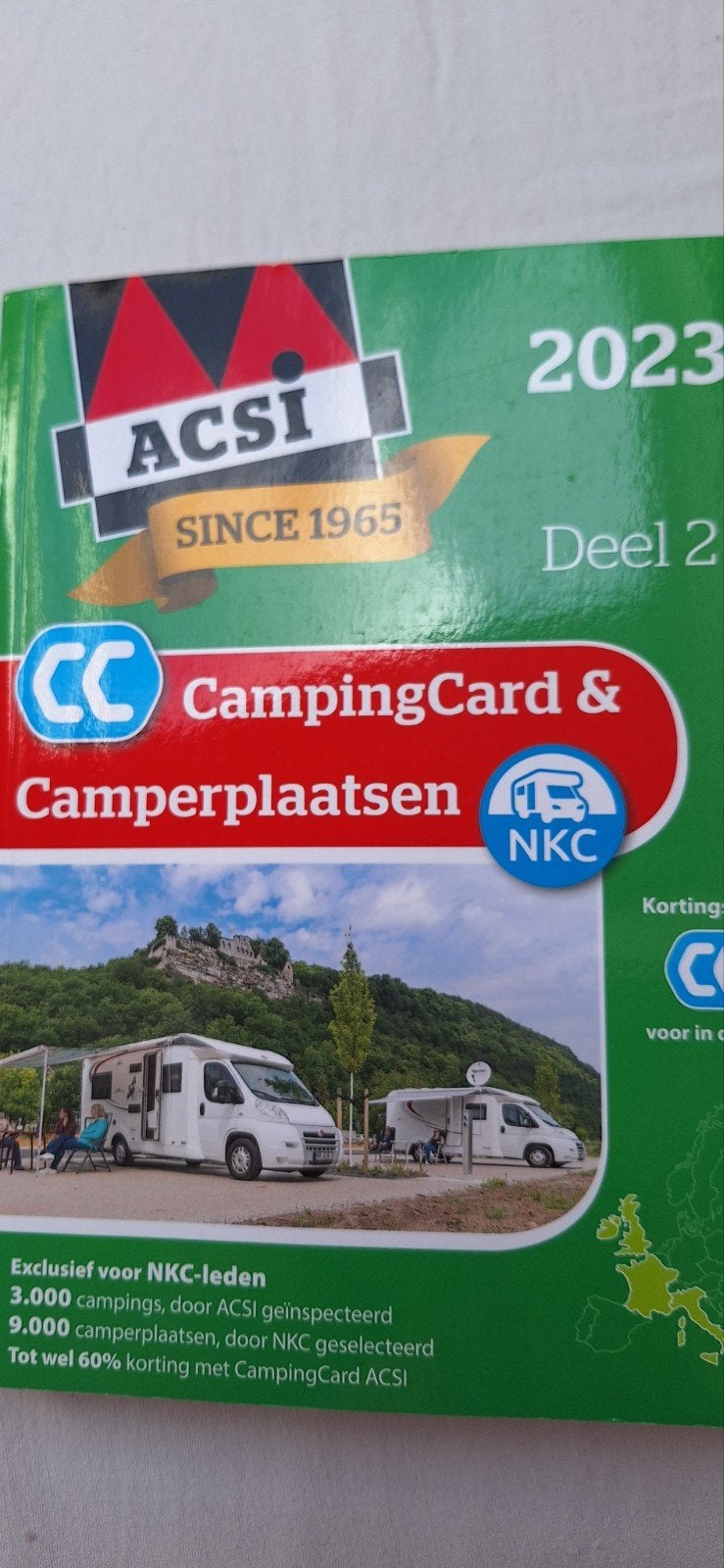ACSI ,Campergids, Boeken, Verzenden, Nieuw, Europa, Overige merken