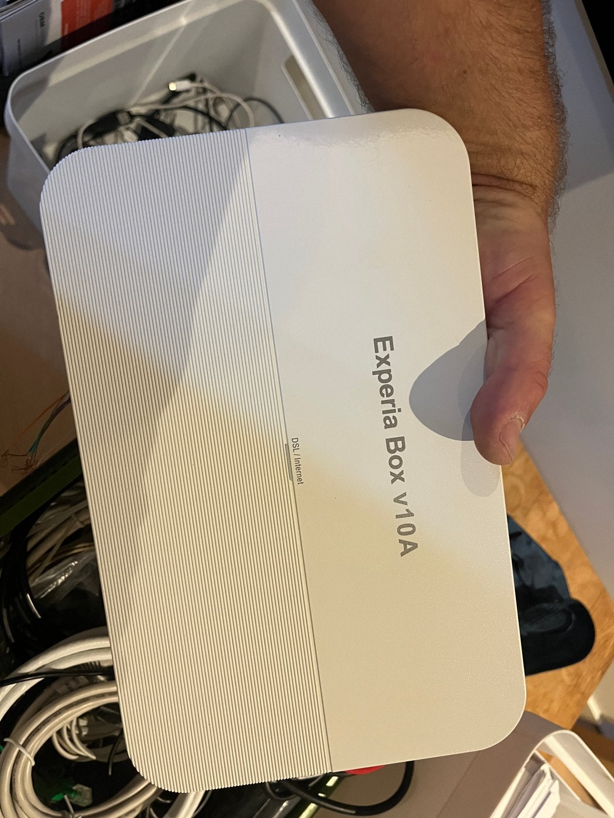 Internetmodem Experia Box V10A - KPN Router, Computers en Software, Routers en Modems, Ophalen of Verzenden, Gebruikt, Router met modem
