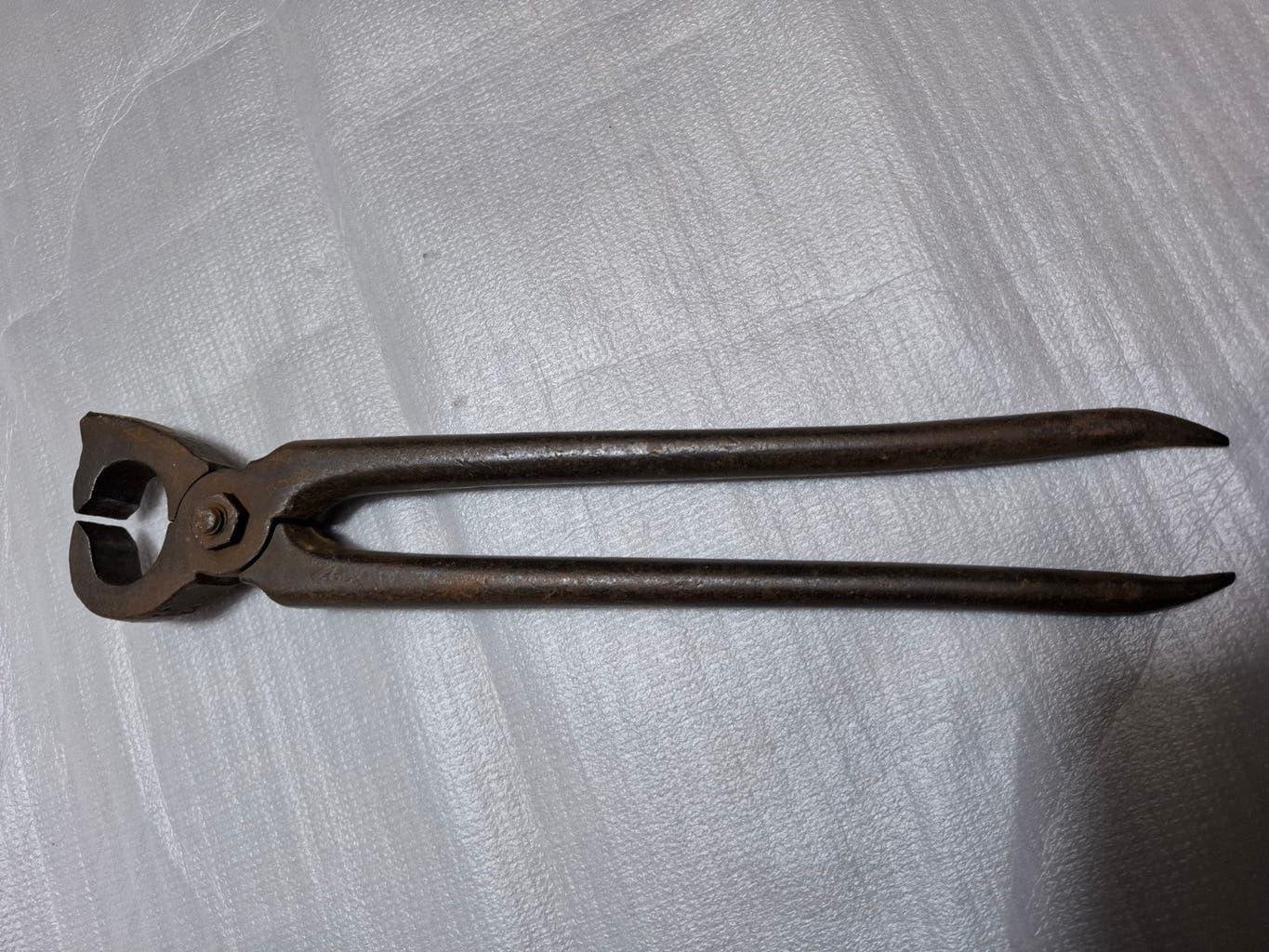Vintage Hoefnagelkniptang - Zwaar Formaat, Ophalen of Verzenden