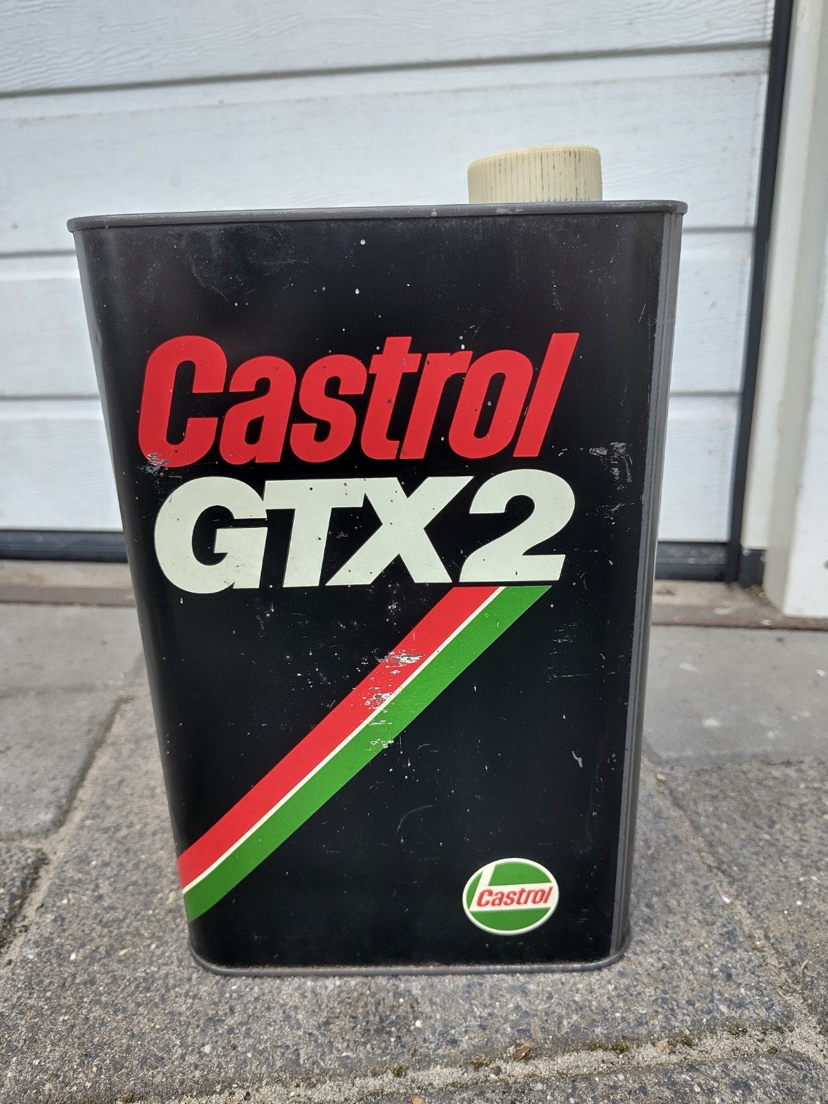 Castrol 5 liter blik, Verzamelen, Ophalen of Verzenden, Gebruikt, Overige, Overige merken