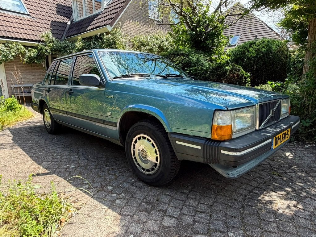 Volvo 740 2.3 GL 1986 - Belastingvrij, Auto's, 1287 kg, 4 cilinders, Blauw, 615 kg