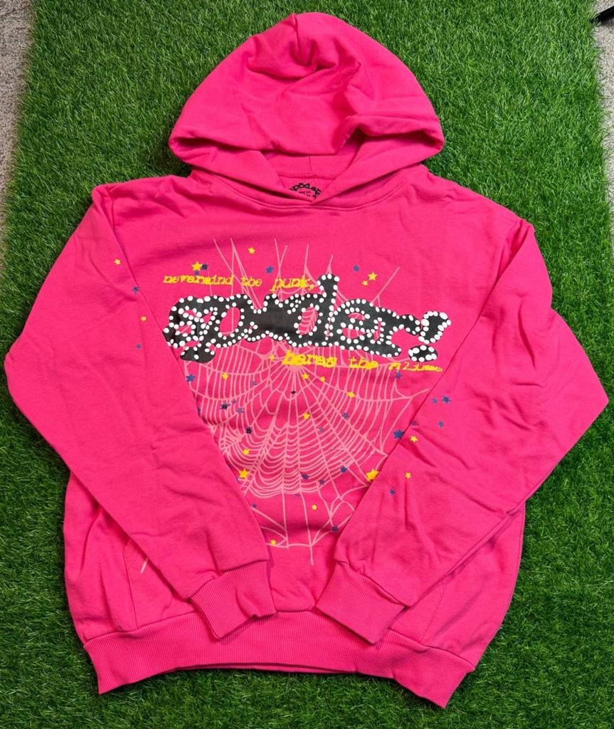 Sp5der Pink Punk V2 Hoodie - Maten S t/m XL, Verzenden, Nieuw