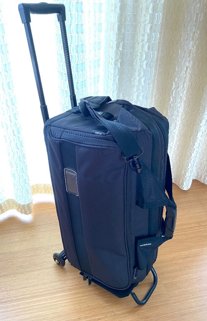 Sachtler Dr. Bag 5: grote tas voor camera-rig, met trolley, Audio, Tv en Foto, Ophalen of Verzenden, Gebruikt, Video