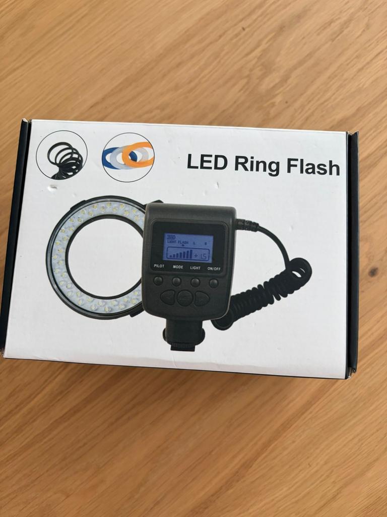 LED Ringflitser voor perfecte belichting, Audio, Tv en Foto, Fotografie | Flitsers, Ophalen of Verzenden, Nieuw, Overige merken