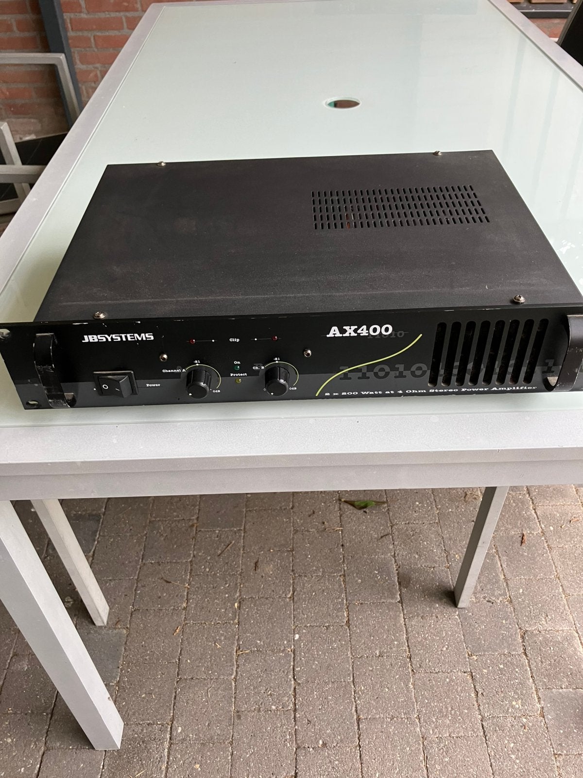 Jb systems versterker, Ophalen of Verzenden, Gebruikt