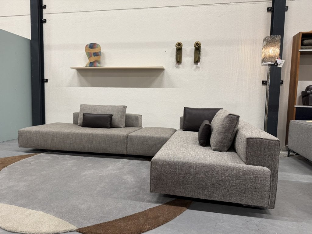 Nieuw eyye Cella Hoekbank milton Zen stof Design Bank 393, Huis en Inrichting, Hoekbank, Design on Stock, 150 cm of meer, Leer
