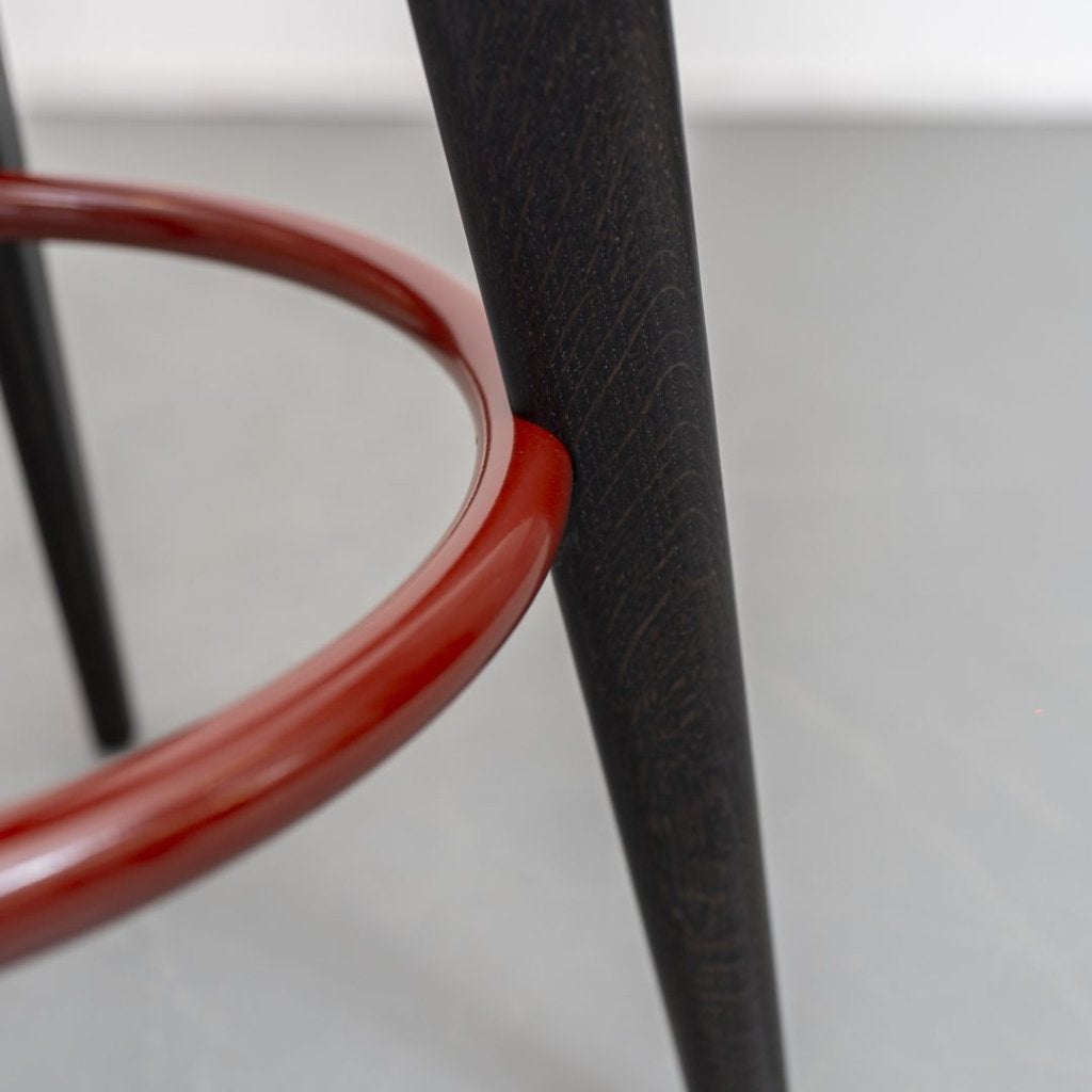 Vitra Tabouret Haut Kruk Zwart Hout, Niet ingevuld, Nieuw, Niet ingevuld, Niet ingevuld