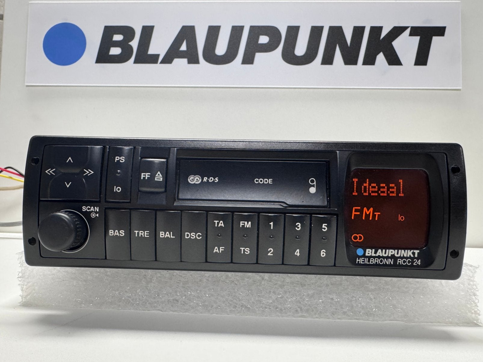 Blaupunkt Heilbronn RCC24 RDS Radio/Cassette, Auto diversen, Autoradio's, Ophalen of Verzenden, Gebruikt