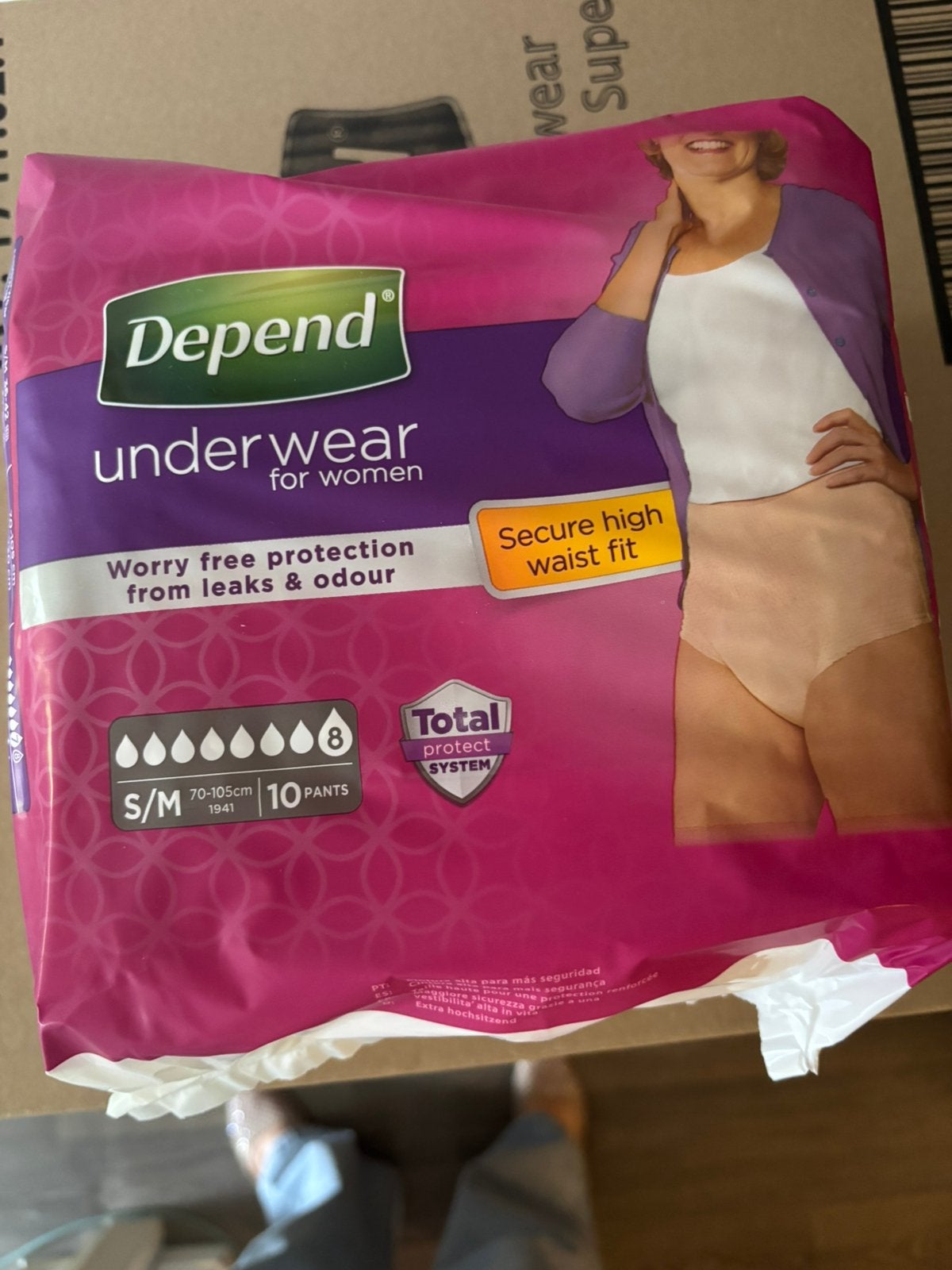 Depend luierbroekjes voor volwassenen maat S/M, Ophalen of Verzenden, Zo goed als nieuw