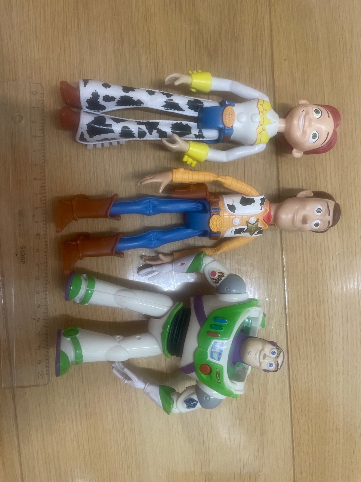 Toy Story actiefiguren: Woody, Jessie en Buzz Lightyear, Ophalen of Verzenden, Gebruikt, Jongen of Meisje