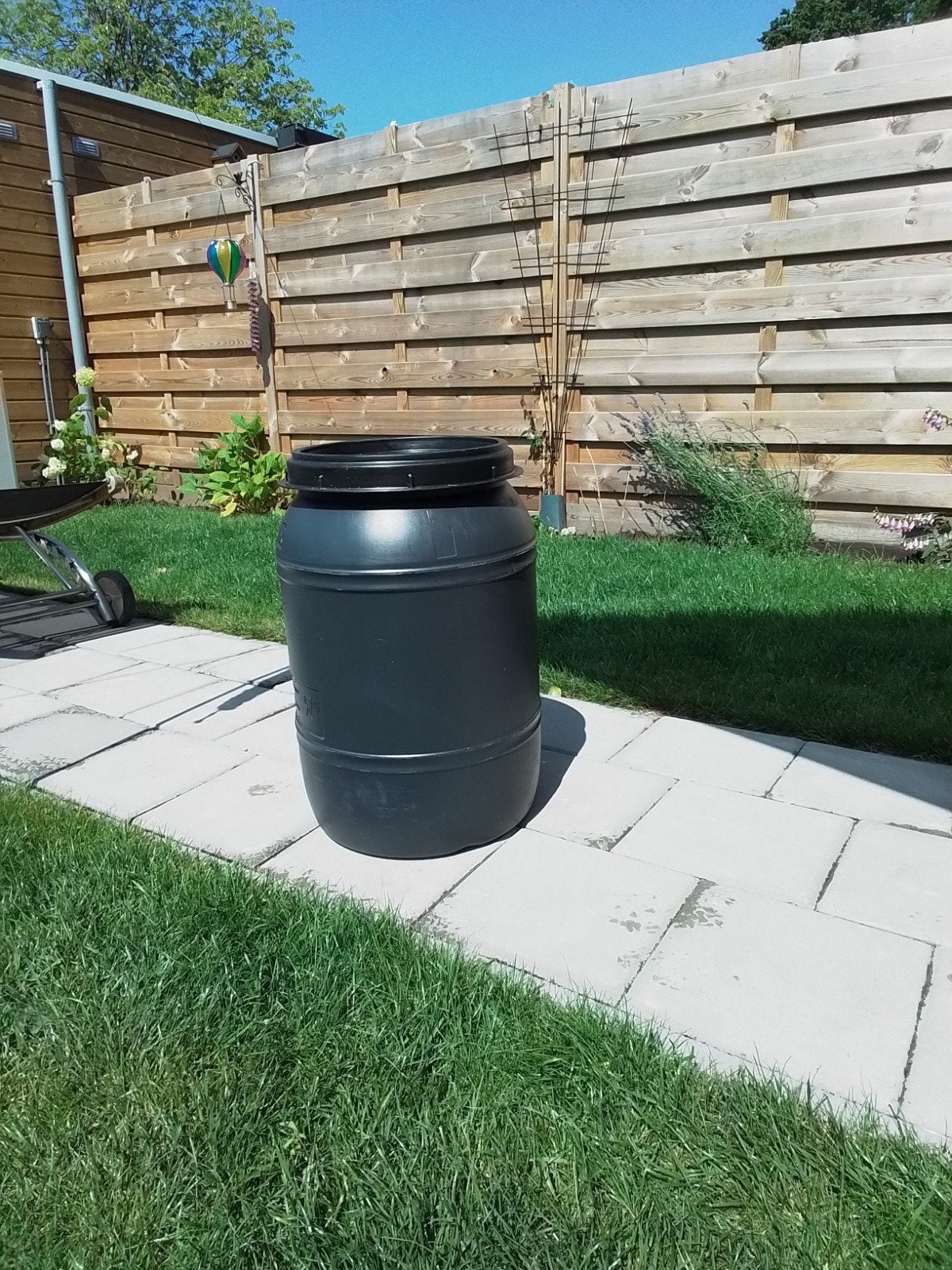 Voerton - Met schroefdeksel - 60 Liter - Grijs, Ophalen