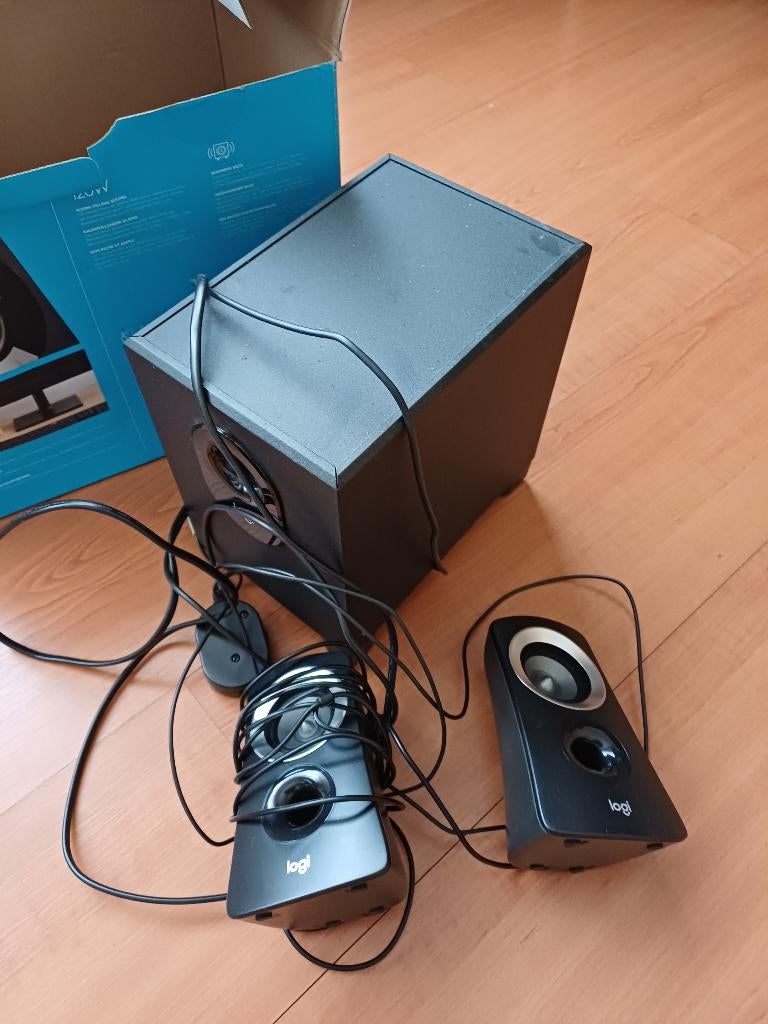 Logitech Z313 2.1 speakerset zo goed als nieuw, Ophalen of Verzenden, Zo goed als nieuw, Audiokanaal 2.1, Logitech Z313