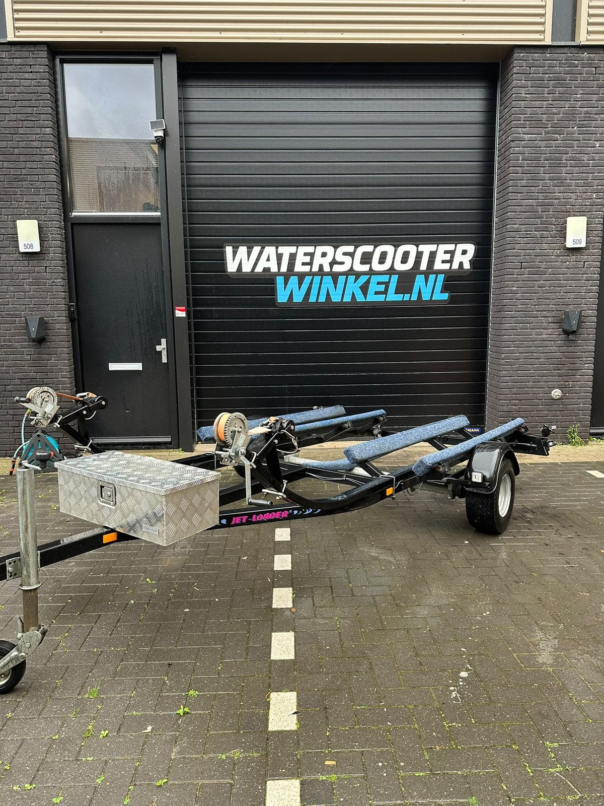 Dubbele waterscooter trailer 2 stuks, Minder dan 1500 kg, Jetskitrailer, Minder dan 6 meter, Ophalen of Verzenden