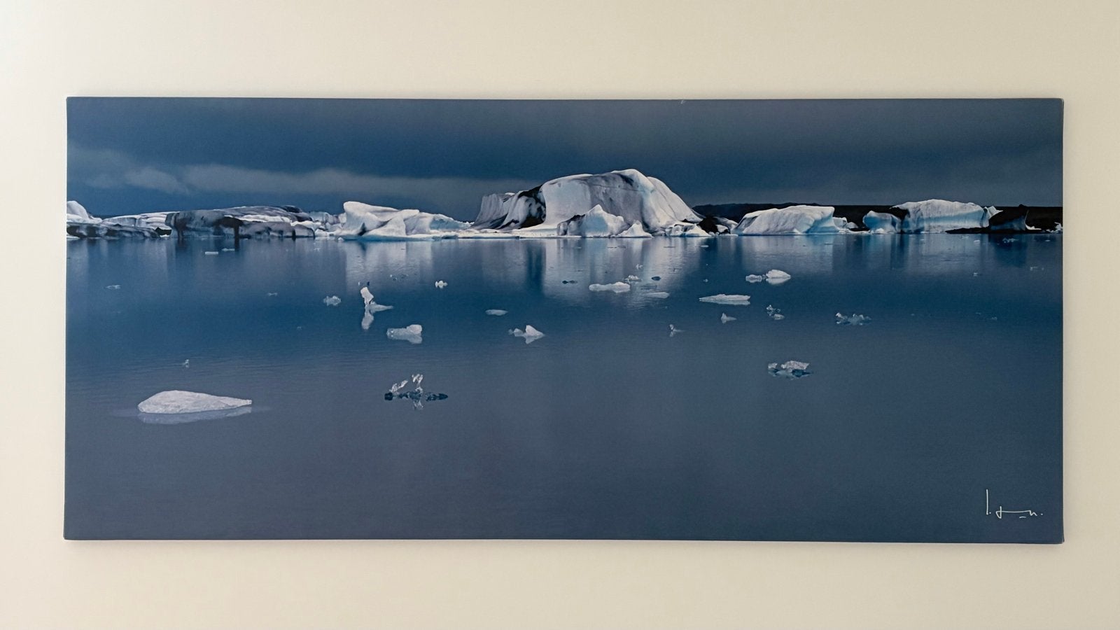 IKEA Canvas Print, Icebergs, Ophalen, Print, Fotografie, Origineel