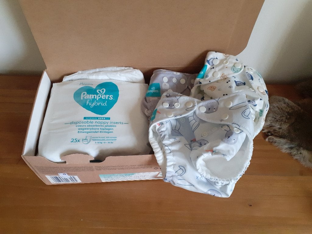 Hybrid Start Pakket Pamper. Wasbare luiers. 3-16 Kg. Nieuw, Ophalen of Verzenden, Nieuw, Overige typen, Overige merken