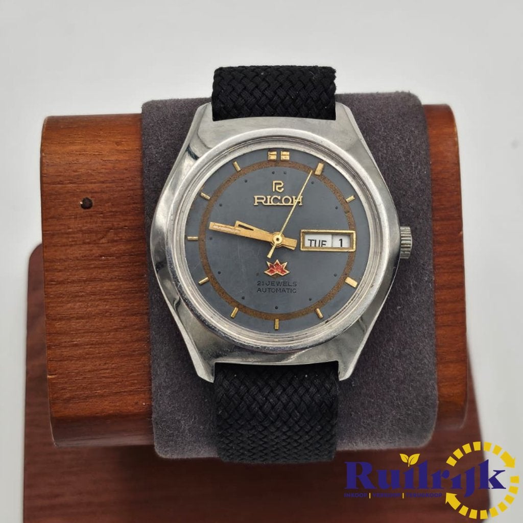 Ricoh Vintage horloge ONS 21 jewels, Sieraden, Tassen en Uiterlijk, Horloges | Kinderen, Flex Ltd., Gebruikt, https://flex.com/contact-us