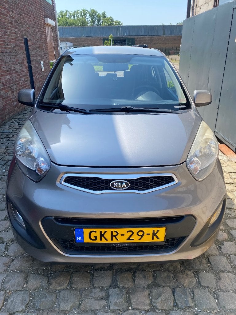 Kia Picanto 1.0 Cvvt 5-DRS 2012 Grijs, Voorwielaandrijving, Stof, Zwart, 400 kg