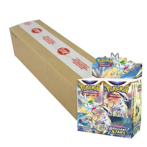 6x Sealed Brilliant Stars Booster Box case, Ophalen, Nieuw, Boosterbox