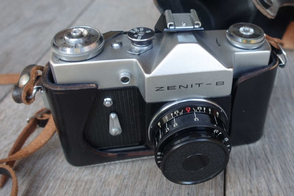 Zenit-B met Industar 50 mm M42, Ophalen of Verzenden, Zo goed als nieuw, Spiegelreflex, Overige Merken