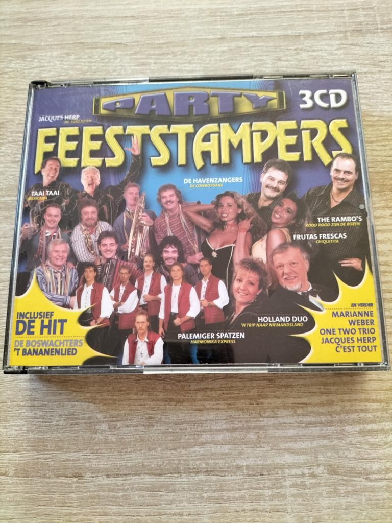 Party feeststampers 3 cd box, Ophalen of Verzenden, Nederlandstalig