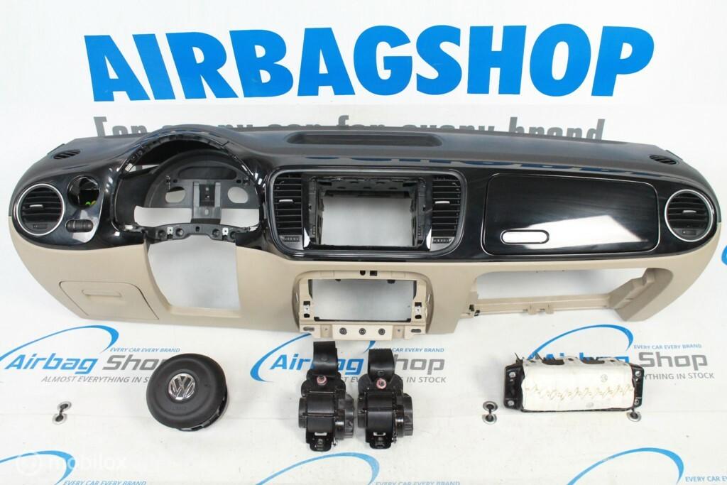 Airbag set - Dashboard zwart beige Volkswagen New Beetle, Gebruikt, Ophalen of Verzenden