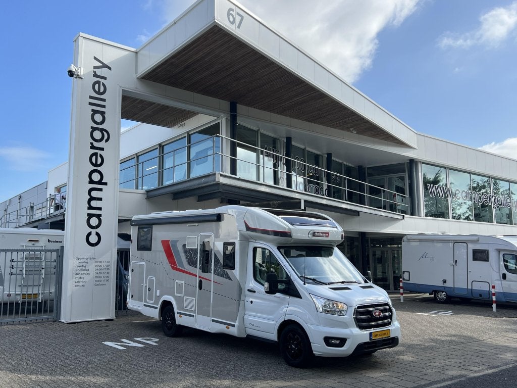 Challenger Graphite 337 GA ENKELE BEDDEN+HEFBED+FACE TO FACE, Automaat, Ford, Vloeistofverwarming, 7 tot 8 meter