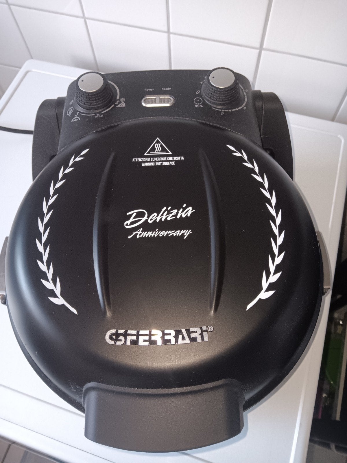 GS Ferrari Delizia Pizzaoven - Perfecte Pizza's Thuis!, Ophalen of Verzenden, Zwart, Metaal, Overige merken