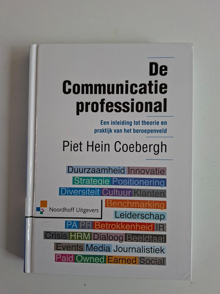 De Communicatieprofessional - Piet Hein Coebergh, Boeken, Zo goed als nieuw, Piet Hein Coebergh, Gamma, HBO
