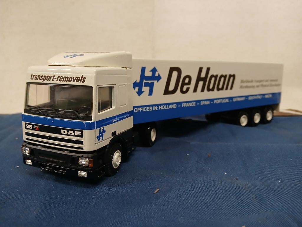Lion Toys, DAF 95, " De Haan ", Hobby en Vrije tijd, Modelauto's | 1:50, Ophalen of Verzenden, Nieuw, Bus of Vrachtwagen, Lion Toys