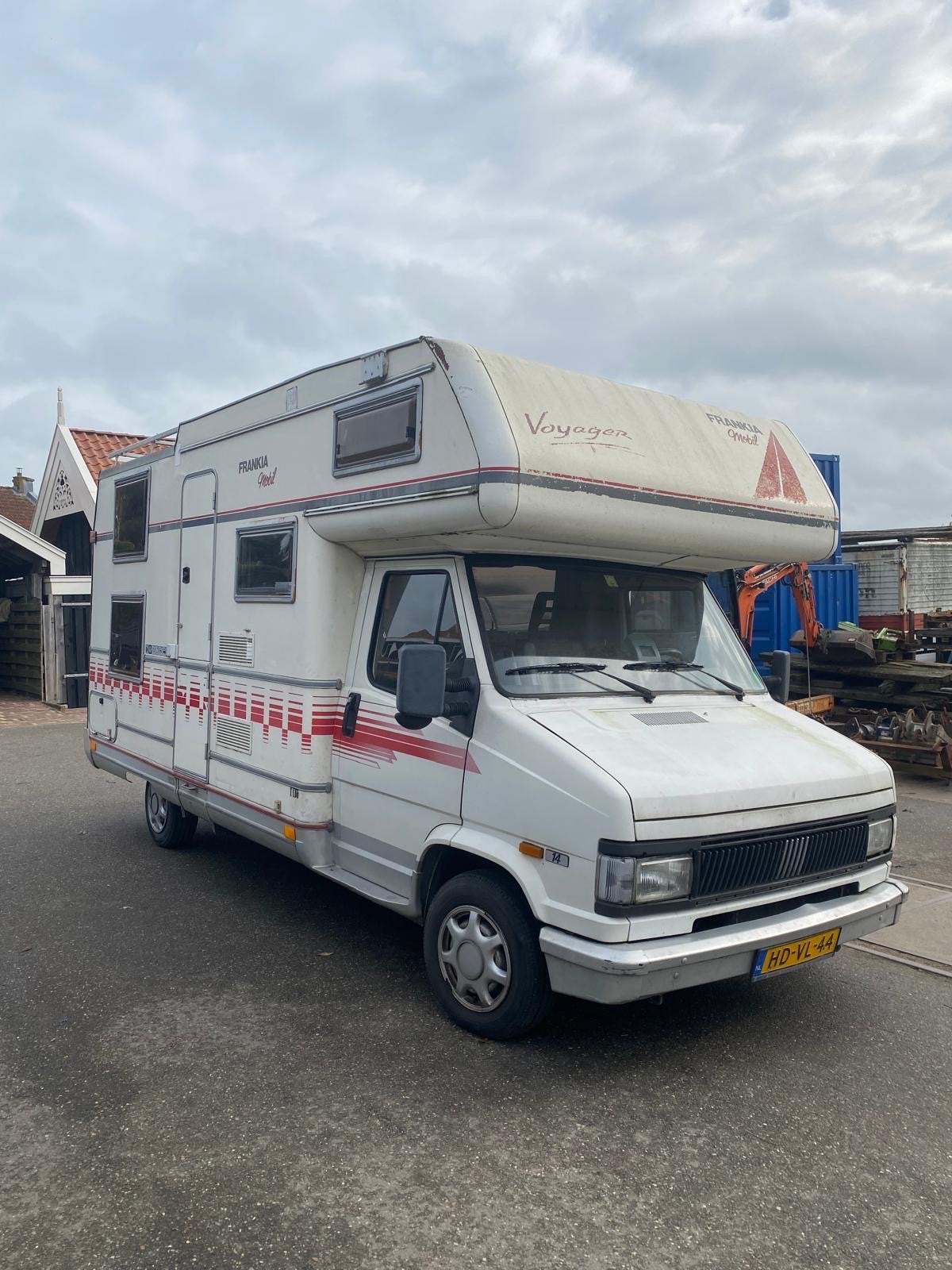 Fiat Ducato Frankia Camper - Gebruikt en Klaar voor Avontuur, Caravans en Kamperen, Campers, Chemisch toilet, Standaard zit, Alkoof